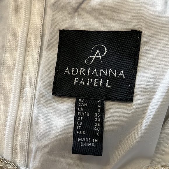 Adrianna Papell Floral Embroidered Crew Neck Fit and Flare Dress - Picture 15 of 17